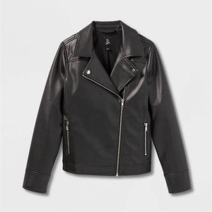 Girl’s Faux Leather Jacket